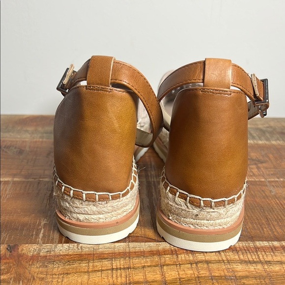Vince Camuto Brown and Taupe Espadrille Sandals, Women’s 8 - Picture 7 of 9